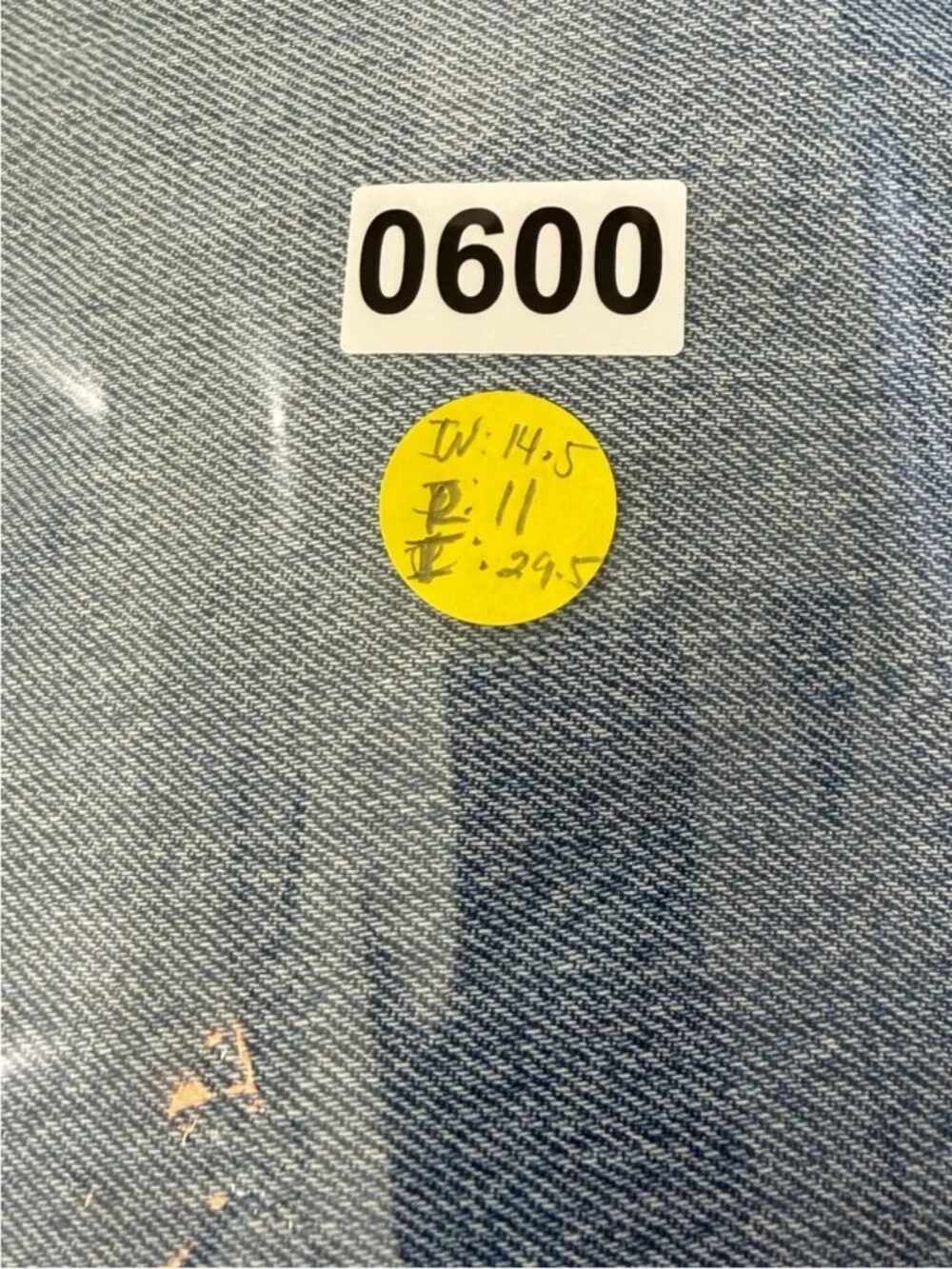 Vintage LL Bean Jeans Womens 6 Regular Red Flannel Lined Plaid‎ Distressed Denim